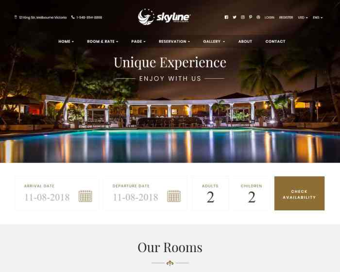Online hotel booking websites with user-friendly interfaces